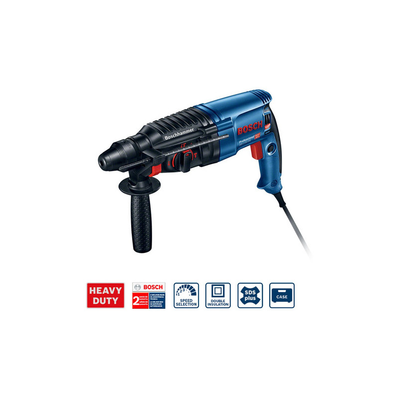 ROTOMARTILLO SDS PLUS BOSCH  800W -  3.0J GBH 2-26DRE (HEAVY DUTY)