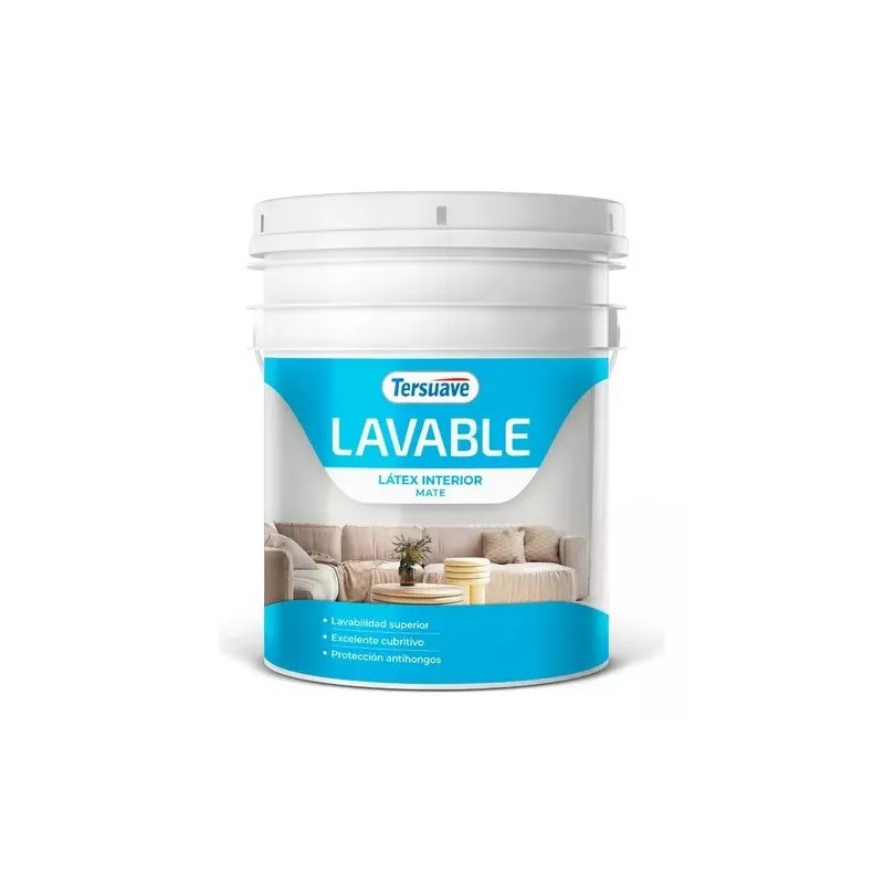 LATEX LAVABLE INTERIOR TERSUAVE BLANCO     -10.00-
