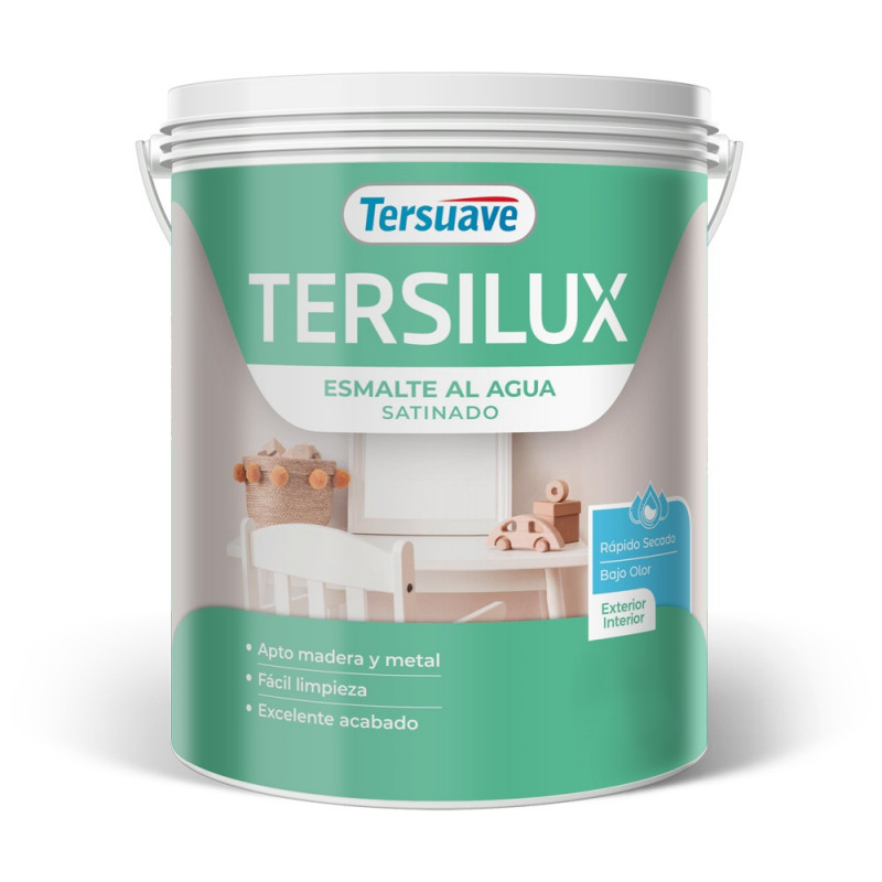 ESMALTE SINTETICO ACUOSO TERSUAVE SATINADO NEGRO    - 1.00-