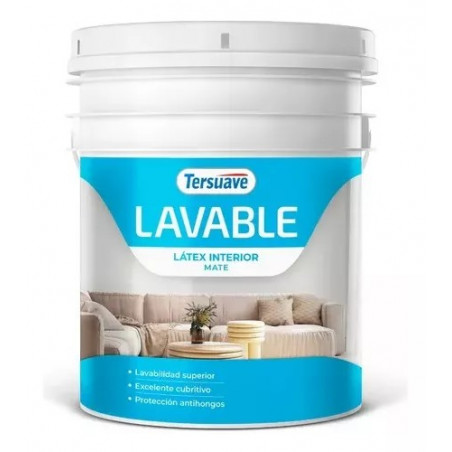 LATEX LAVABLE INTERIOR TERSUAVE BLANCO     -20.00-