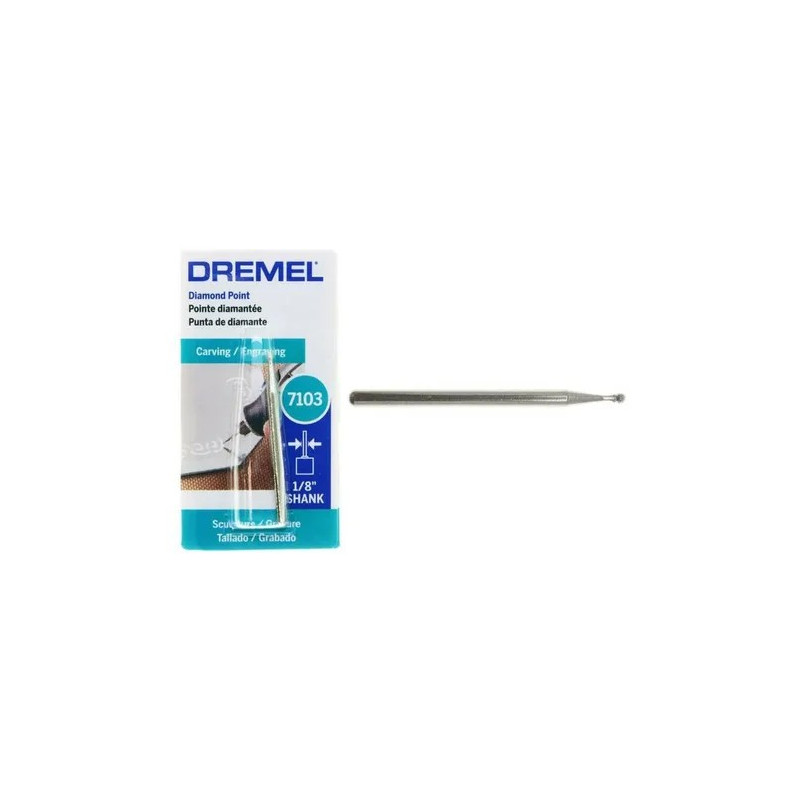 ACCESORIO MINI TORNO DREMEL DR7103 PUNTA DIAMANTADA