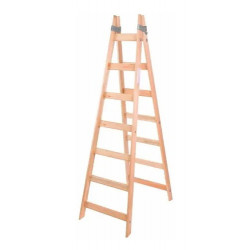 ESCALERA DE MADERA PINTOR PARANA  7 ESCALONES SANTA RITA