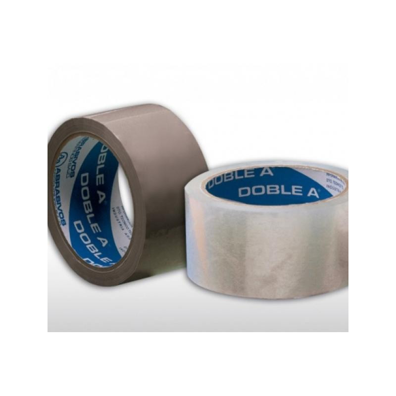 CINTA EMBALAJE POLIPROPILENO 48 X  50MT TRANSPARENTE DOBLE A