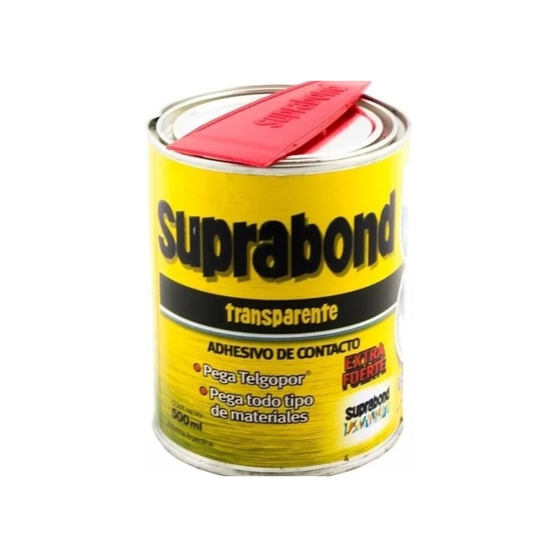 ADHESIVO DE CONTACTO SUPRABOND TRANSPARENTE-500-CC