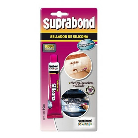 SELLADOR SUPRABOND SILICONA GLUFIX  50CC