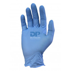 GUANTES DESCARTABLE NITRILO LIVIANO AZUL TALLE L  DPS72053 -1-PAR