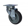 RUEDA PPL Y GOMA GRIS  75X25 GIR C/BASE  HC210BPG