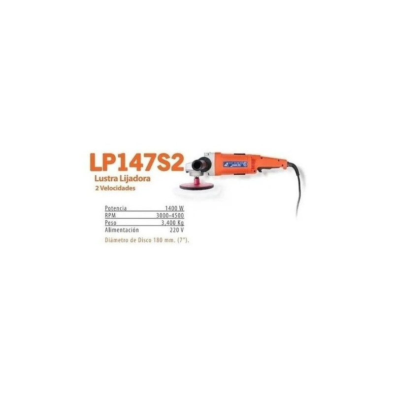 LIJADORA LUSTRADORA ARGENTEC               LP147S2