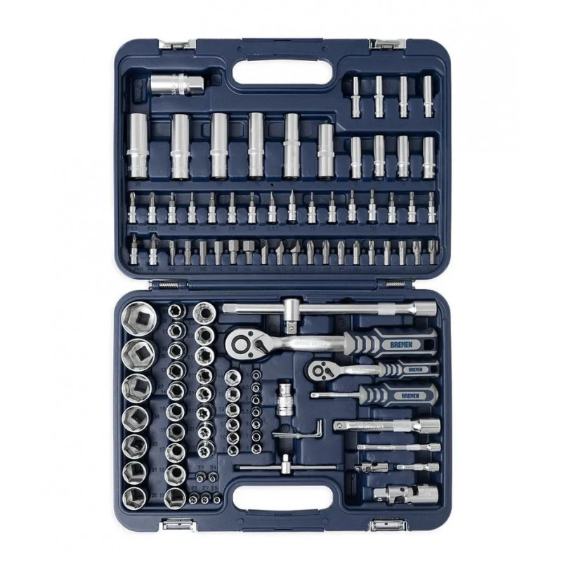 JUEGO BOCALLAVES BREMEN E.1/2" Y 1/4" 110PZS  6499