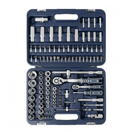 JUEGO BOCALLAVES BREMEN E.1/2" Y 1/4" 110PZS  6499