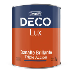 ESMALTE SINTETICO BRILLANTE 3 EN 1 DECOLUX AZUL - 1-LT