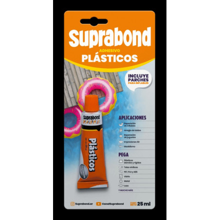 ADHESIVO SUPRABOND PLASTICOS (PEGOVIN) X 25CC