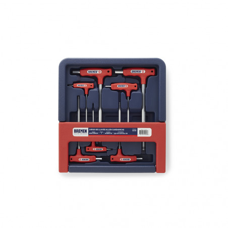 LLAVE T ALLEN BREMEN JUEGO X 7PZS LARGA CARD. 5030
