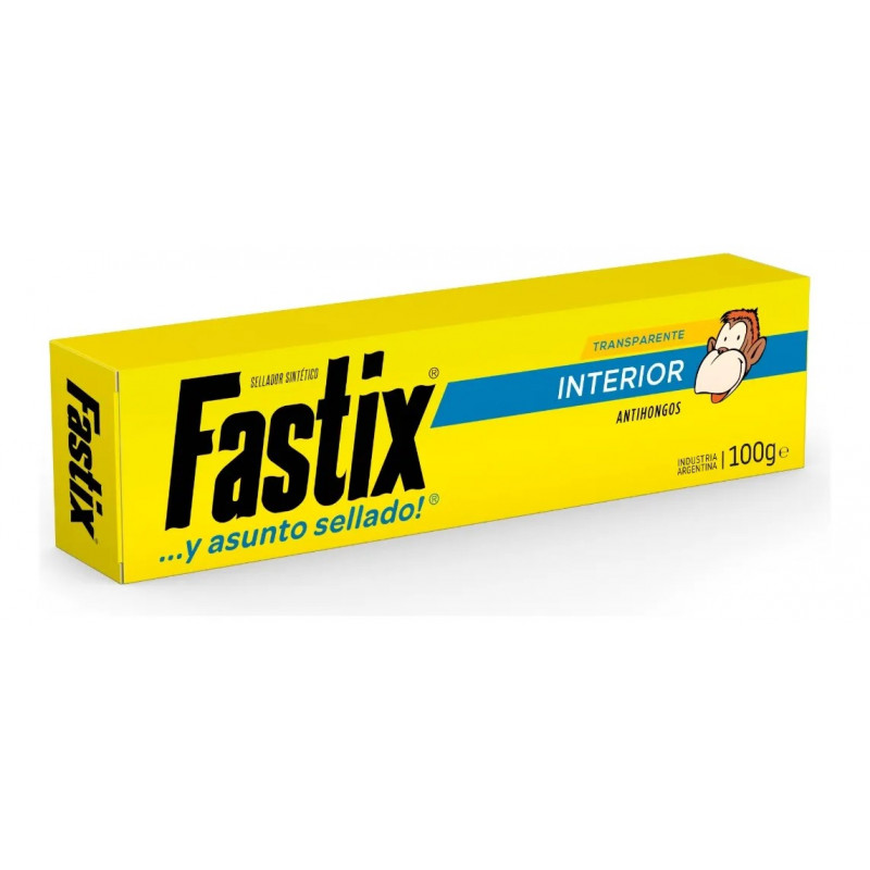 FASTIX SELLADOR SILICONA INTERIOR BLANCO X 100 ML (100G)