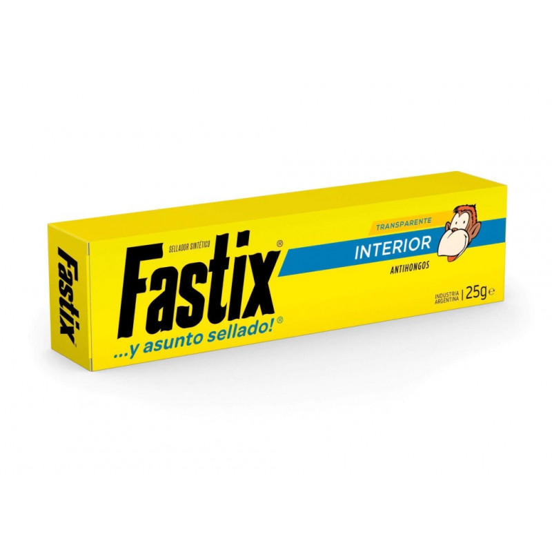 FASTIX SELLADOR SILICONA INTERIOR TRANSPARENTE  25 ML (25G)