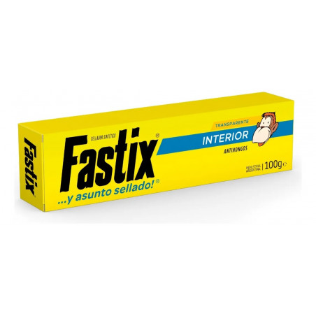 FASTIX SELLADOR SILICONA INTERIOR TRANSPARENTE 100 ML (100G)