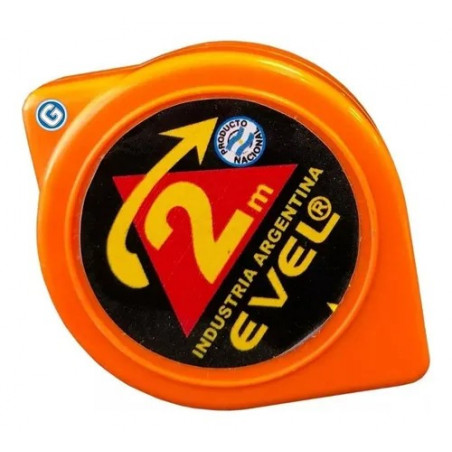 CINTA METRICA EVEL  2 MT ANCHO 16MM 102