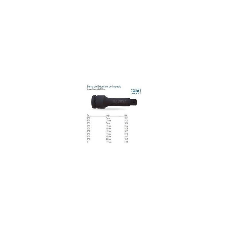 EXTENSION BREMEN E.3/8" X 152MM ALTO IMPACTO  5835