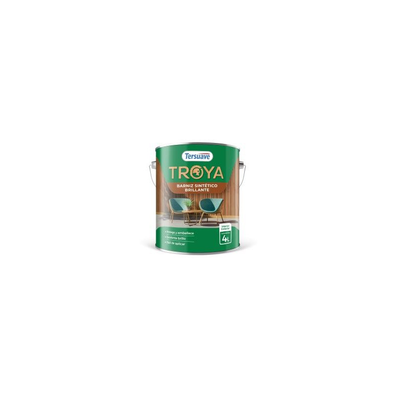 BARNIZ SINTETICO BRILLANTE TROYA TERSUAVE - 4.00-LT