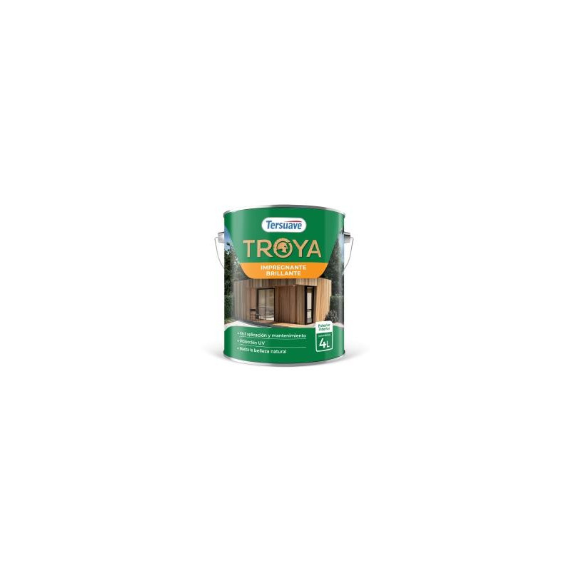 IMPREGNANTE BRILLANTE TERSUAVE TROYA CAOBA  - 4-LT