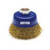 CEPILLO ACERO BREMEN COPA RIZADO 2.1/2" C/TUERCA  3254