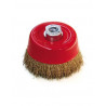 CEPILLO DE ACERO PARA AMOLADORAS TIGERLION COPA RIZADO  75MM