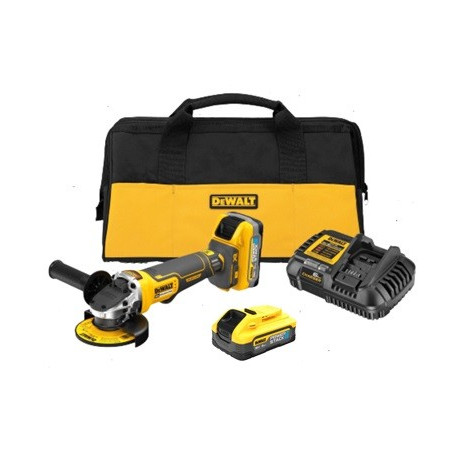 AMOLADORA DEWALT 4.5" INALAMBRICA 20V DCG-413H2 (CARG + 2 BAT)