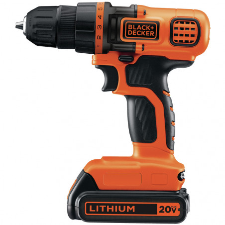 TALADRO INALAMBRICO BLACK & DECKER ION-LIT   LD120