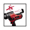 PISTOLA APLICADORA CARTUCHO SILICONA EINHELL INALAM TE-SG 18/10LI SOLA