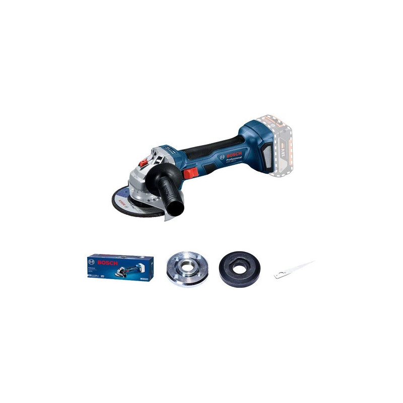 AMOLADORA BOSCH 4.5"  INALAMBRICA BRUSHLESS GWS 18V-15 (SOLO)