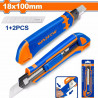 CUTTER RETRACTIL 18 MM WADFOW CON REFUERZO WSK8618