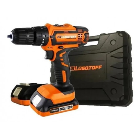 TALADRO INALAMBRICO LUSQTOFF 18V PERC ATL18-8B (2 BAT + CARG)