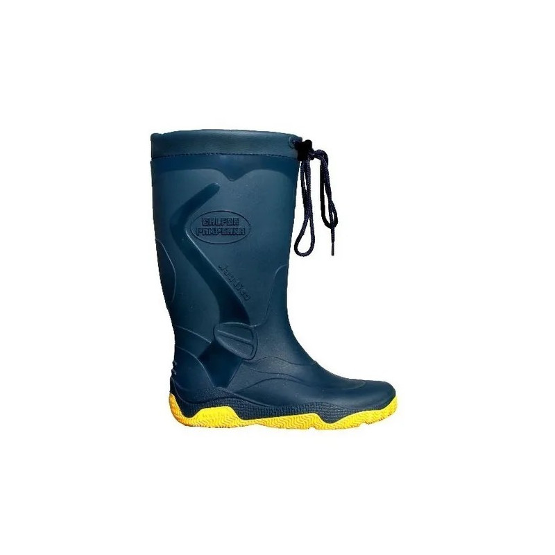 BOTA CALFOR NAUTICA CON CUELLO AZUL 40