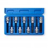 JUEGO BOCALLAVES BREMEN E.1/2" TORX LARGAS  9 PZS    5779